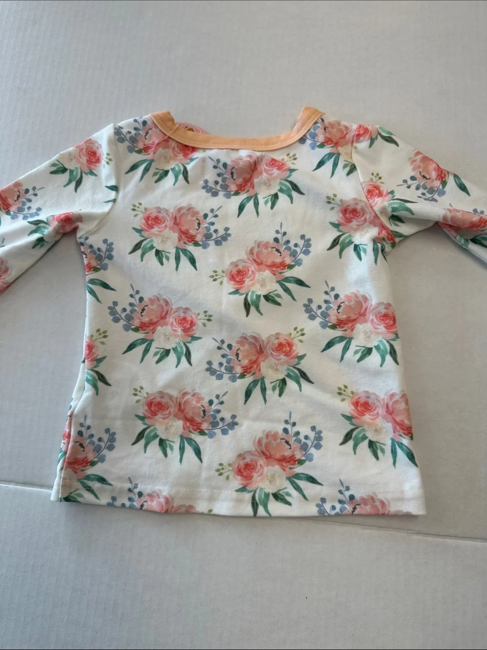 SweetHoney Ruffled Peach Pajamas NWT 12m